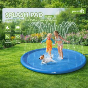 Bundle Splash Pad + 6 Water Balloons Child & Pets Outdoor Heat Wave Splash Mat Pool Toys