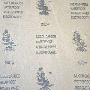 A4 size Silicon Carbide Waterproof Abrasive Paper/ Sandpaper x4pcs